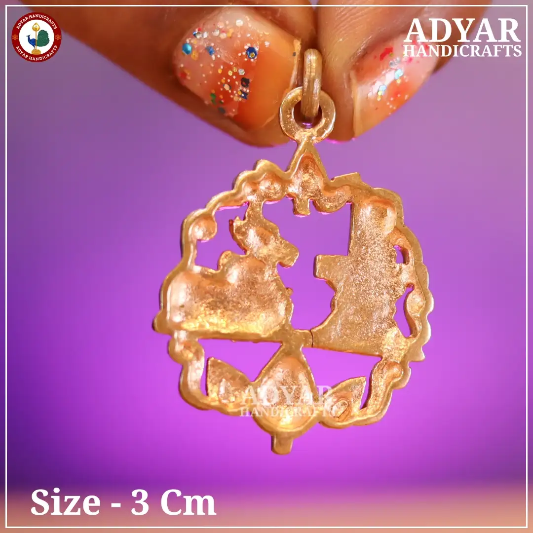 Shivalingam Nandi Vilvam Pendent - image 2