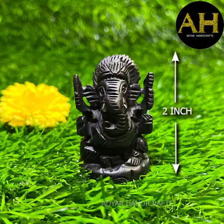 KARUNGALI VINAYAGAR 2 INCH - image 1