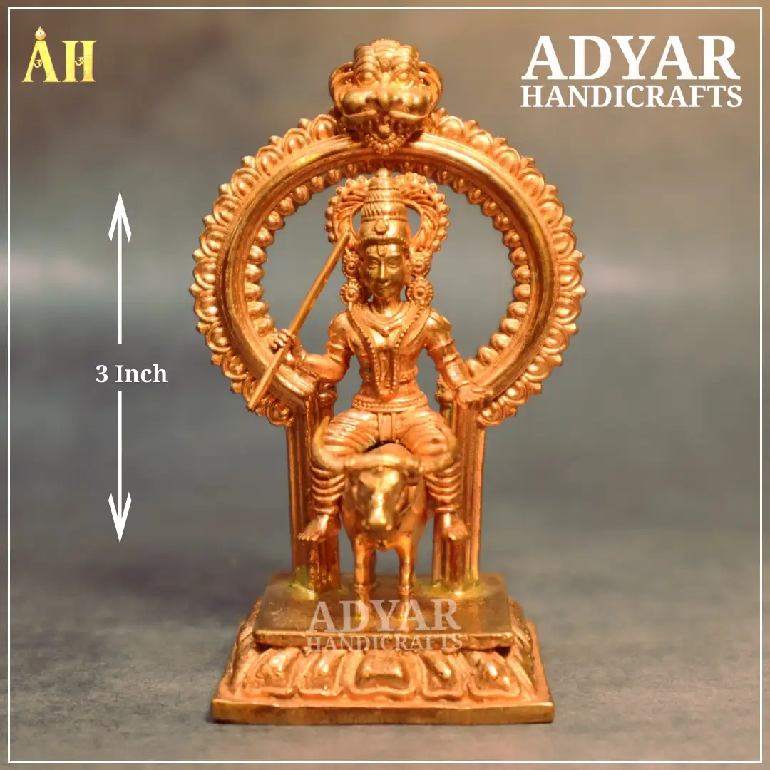 3 Inch Exquisite Vishnumaya Panchalogam Idol - image 1