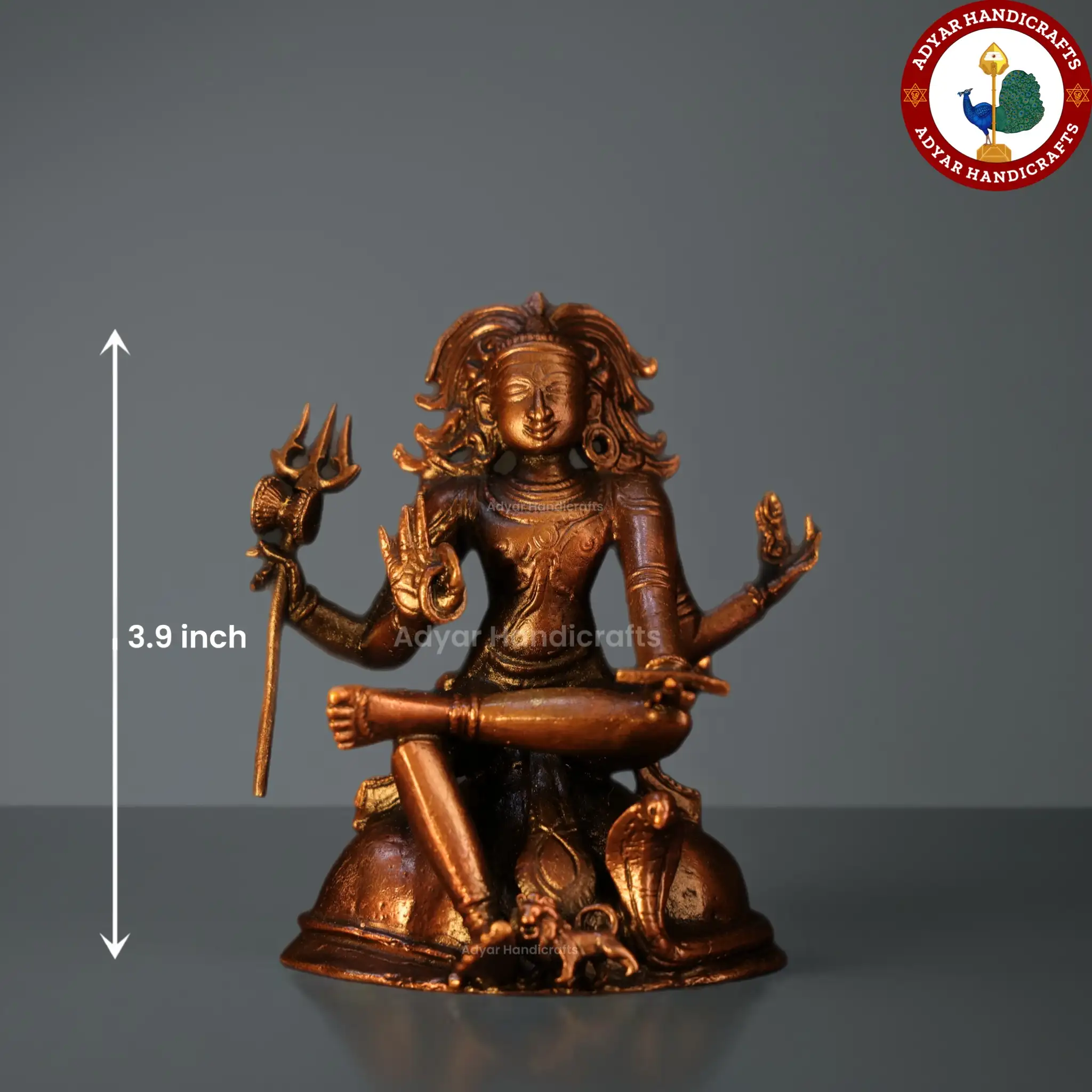 Dhatchanamoorthy Copper Idol - image 1