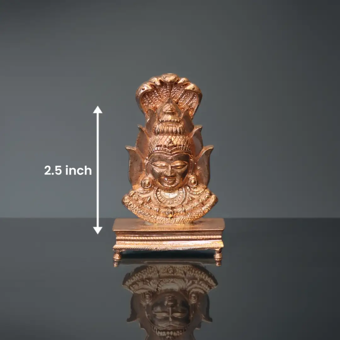 2.5 inch Mariamman Panchalogam Idol - image 1