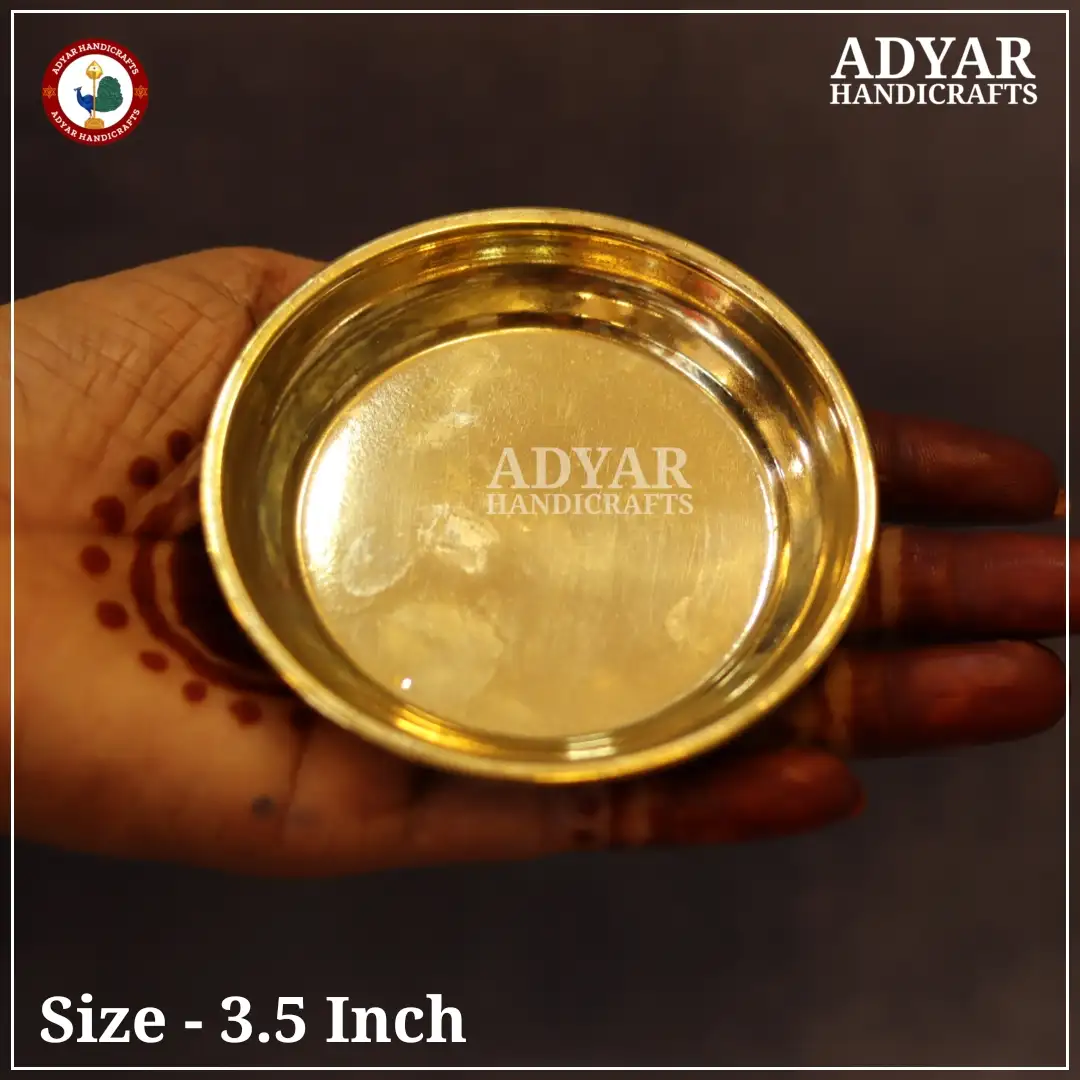 No.4 Size Plate Brass - image 1