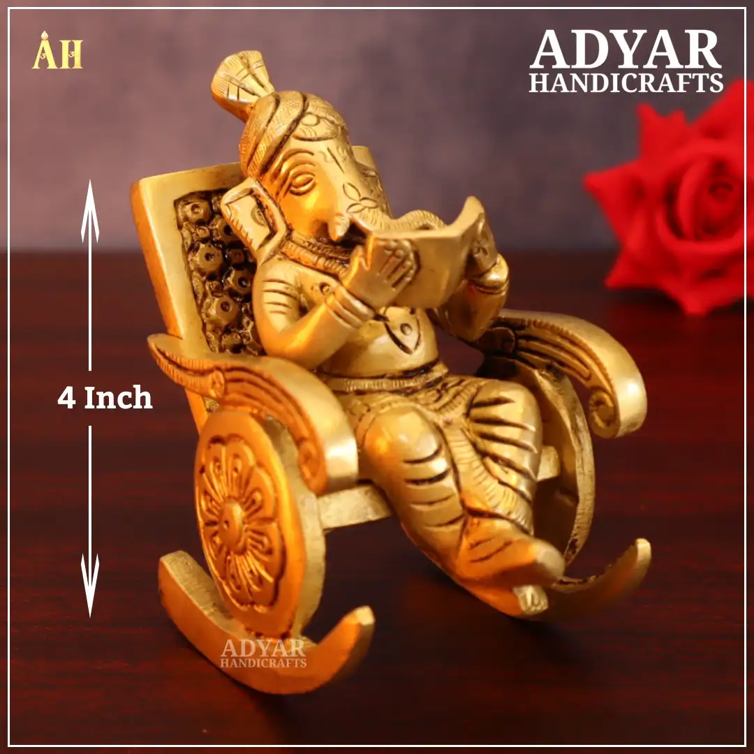 4 Inch Relaxing Chair Ganesha - image 1