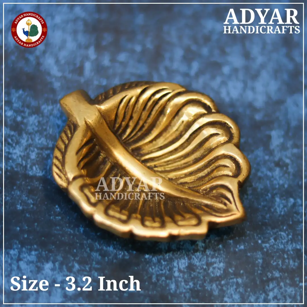 Antique Brass Diya - image 1