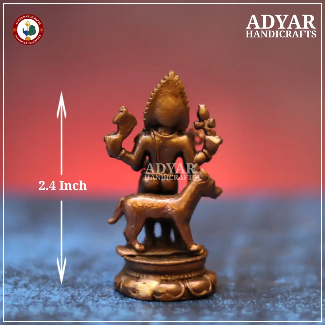 Kalabairavar Copper Idol - image 2