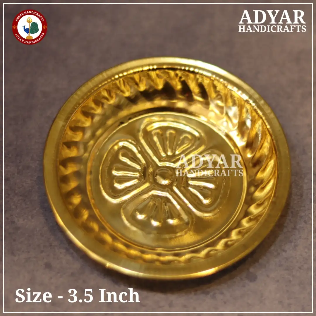 No.4 Design Plate Brass - image 2