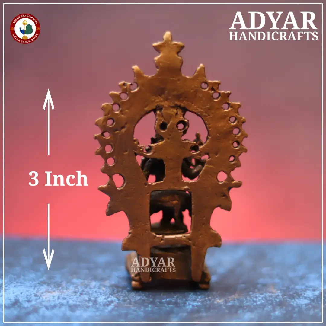 Krishna Copper Idol With Thiruvachi - image 2