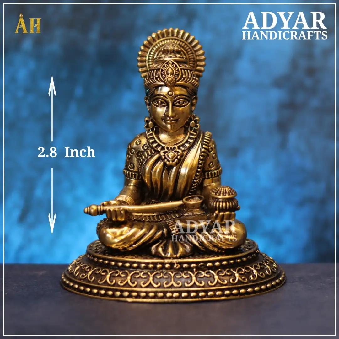 Anna Poorani Brass Idol - image 1