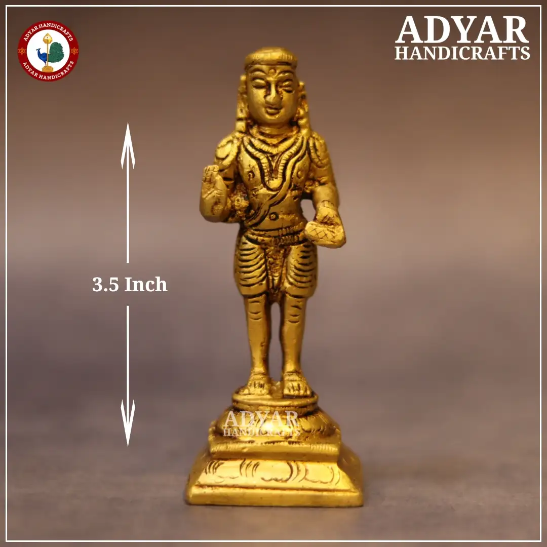 Manickavasagar Brass Idol - image 2