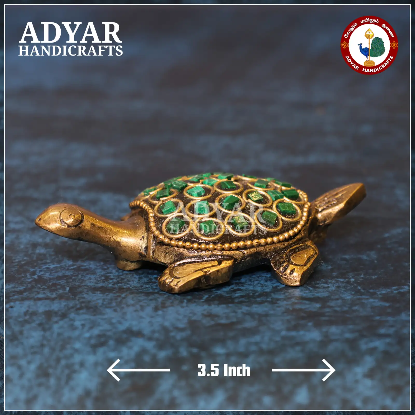 Green Stone Tortoise - image 1