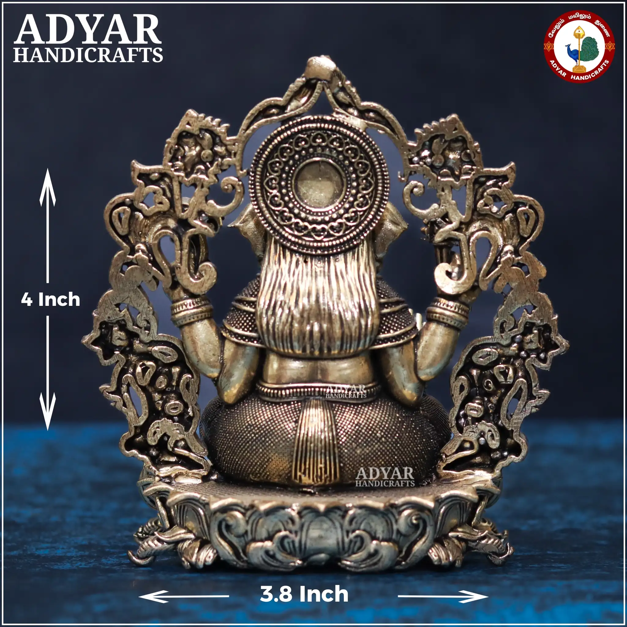 Ganesha Idol (Lite Weight Brass) - image 2