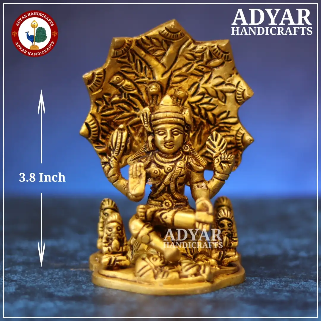 Dakshinamoorthy Brass Idol - image 1