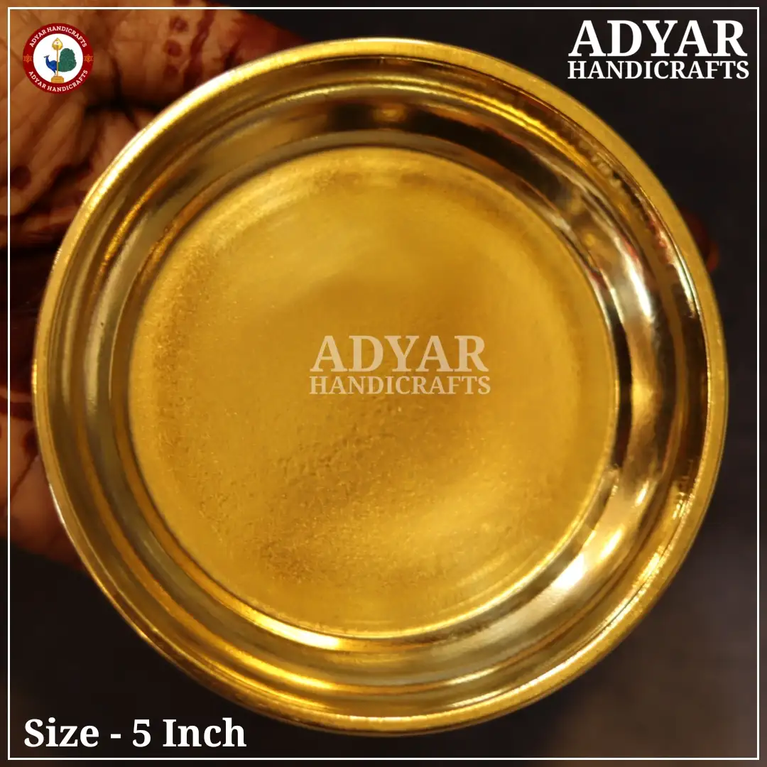 No.7 Brass Plain Plate - image 1