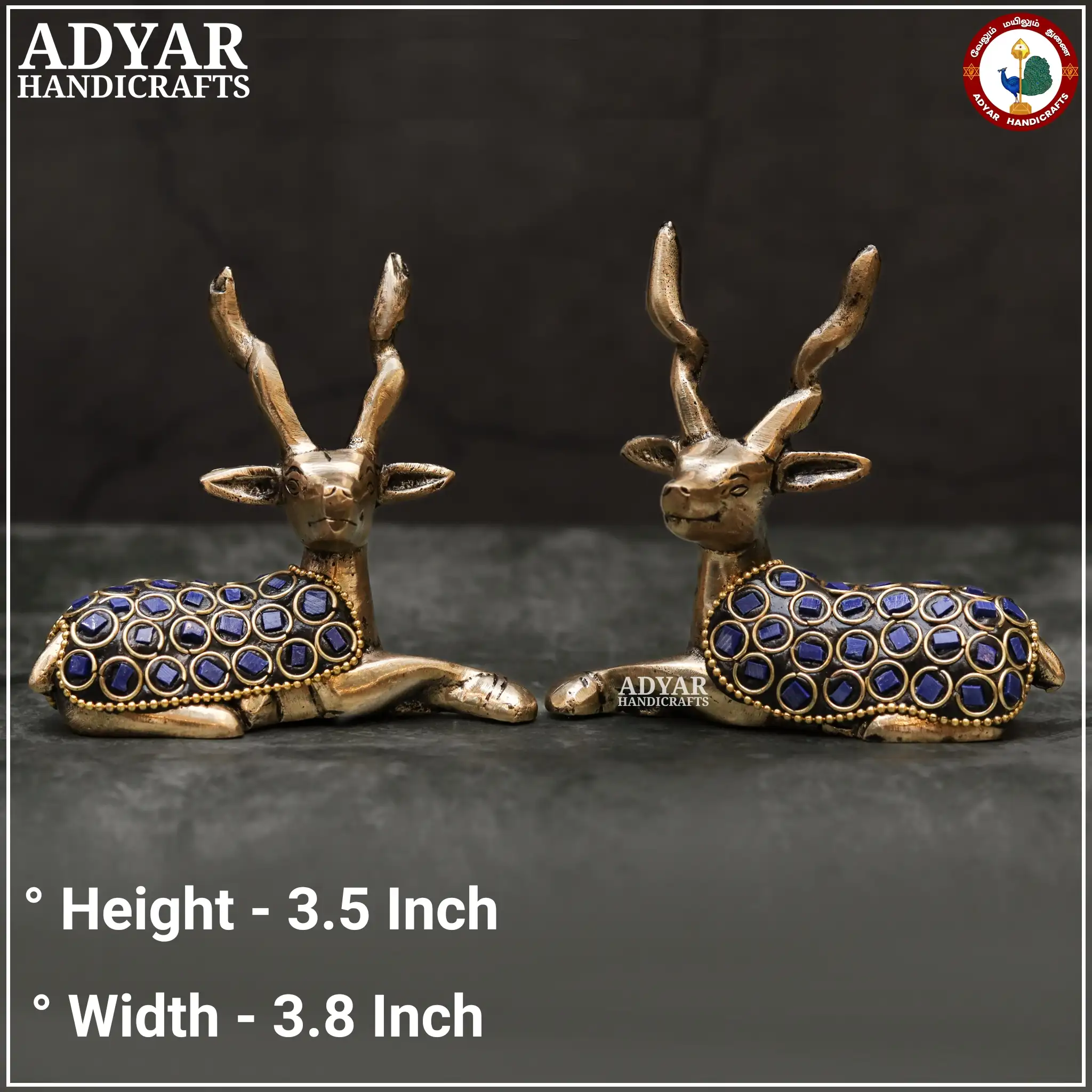 Deer Decor Idol (Blue) - image 1