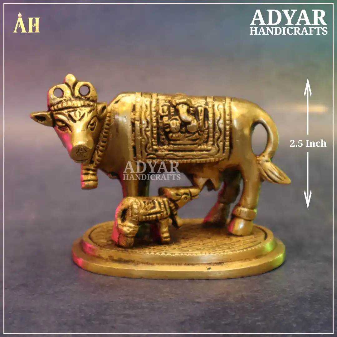 2.5 Inch Komadha Brass Idol - image 1