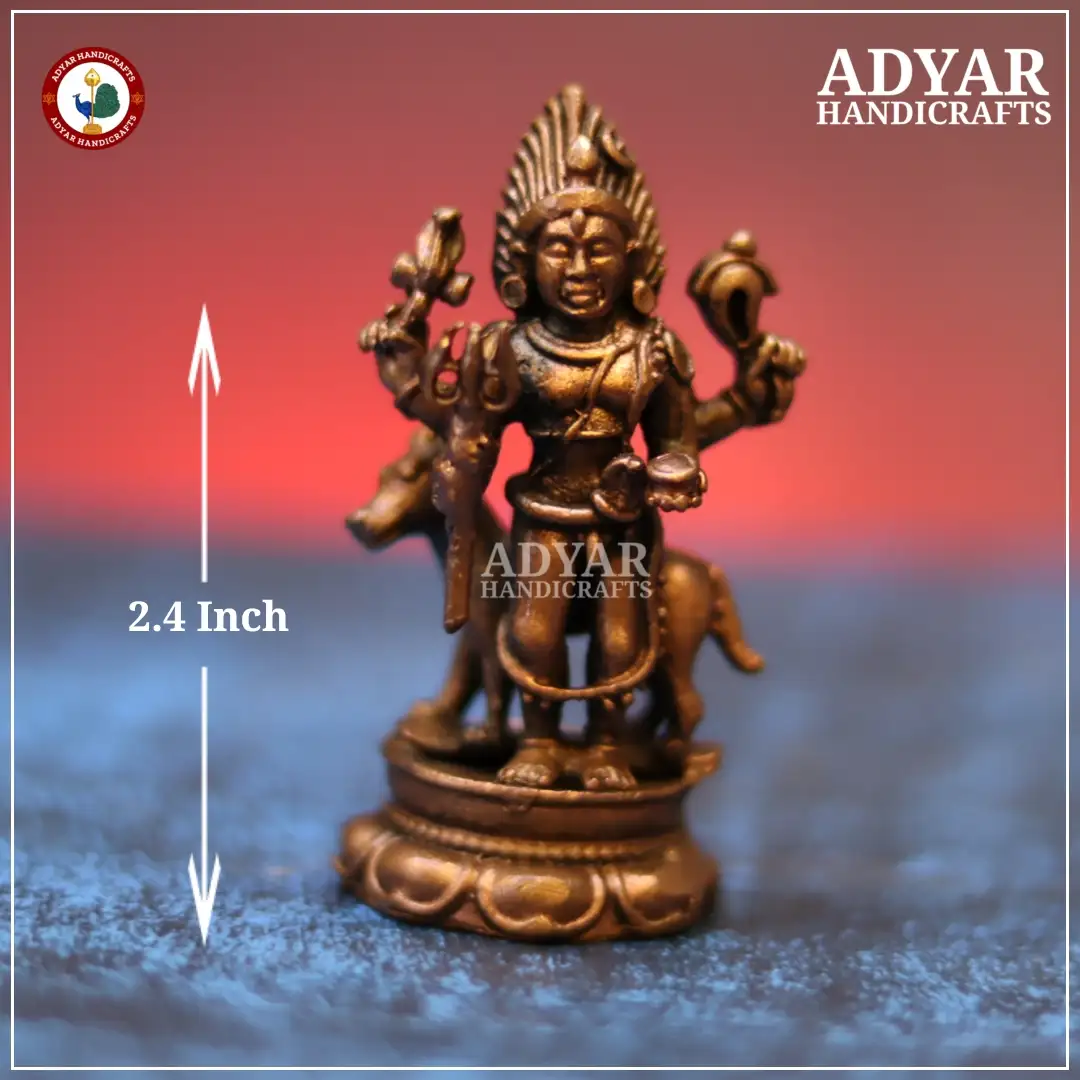 Kalabairavar Copper Idol - image 1