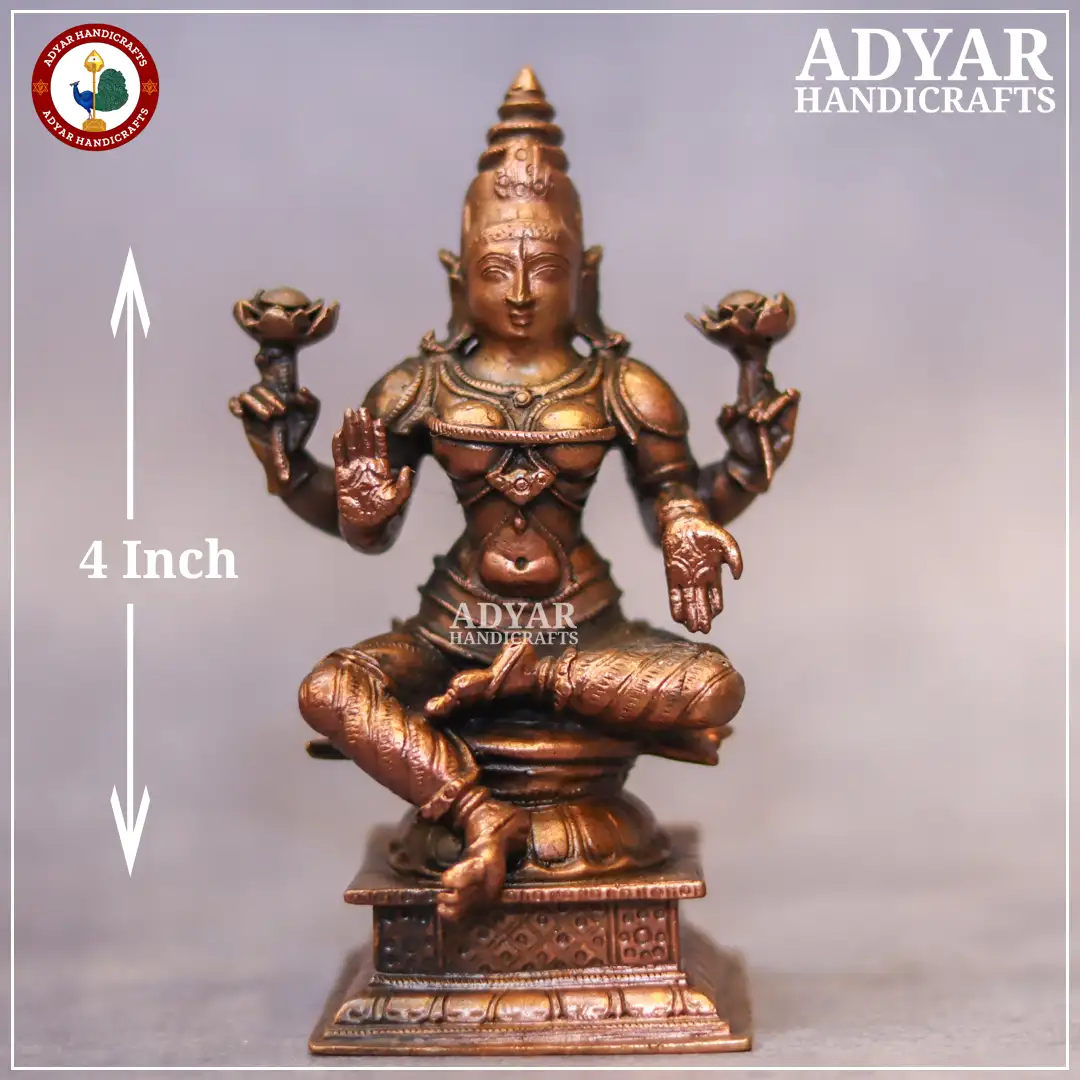 Lakshmi Copper Idol - image 1