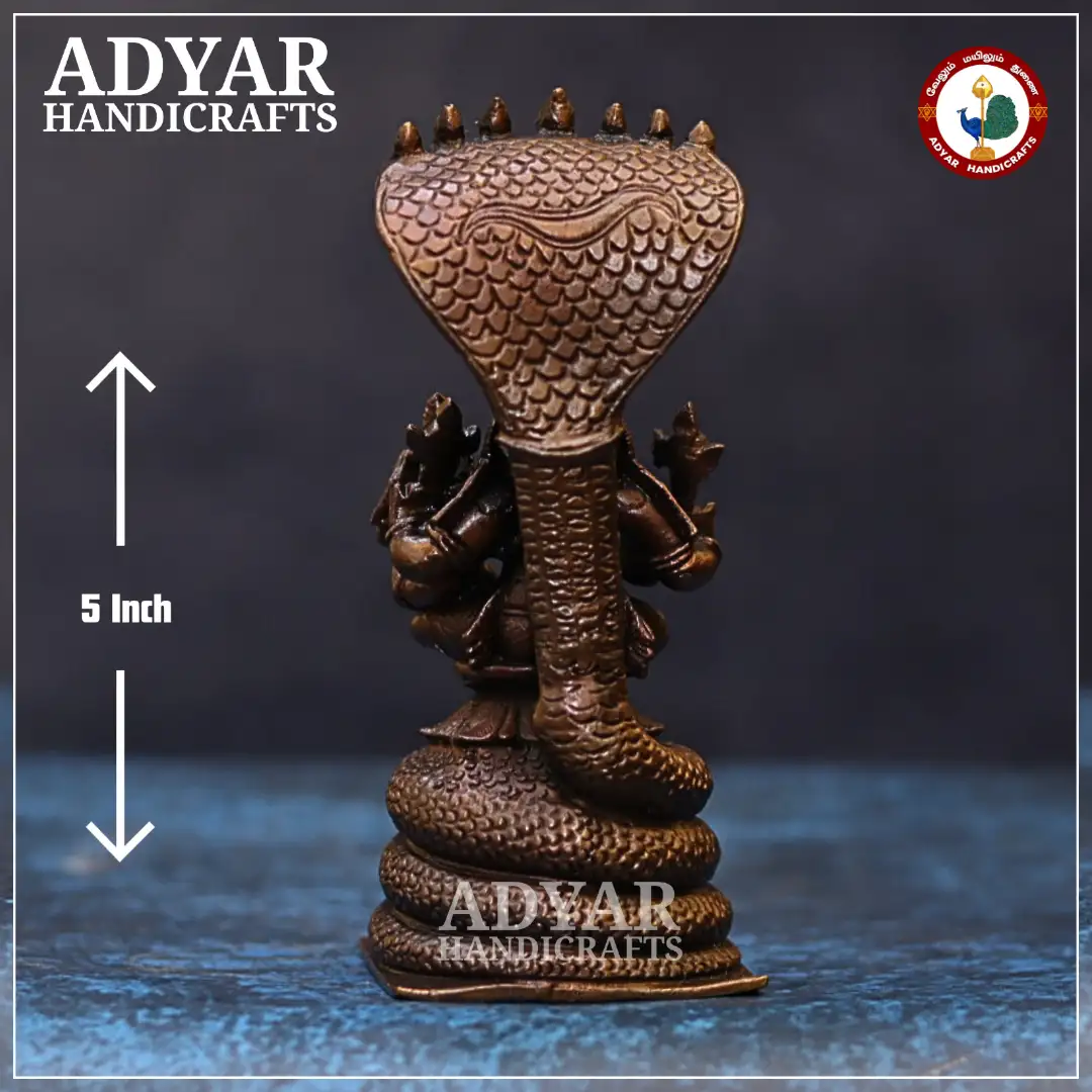 Lakshmi Narasimha Sitting On Adhiseshan - image 2