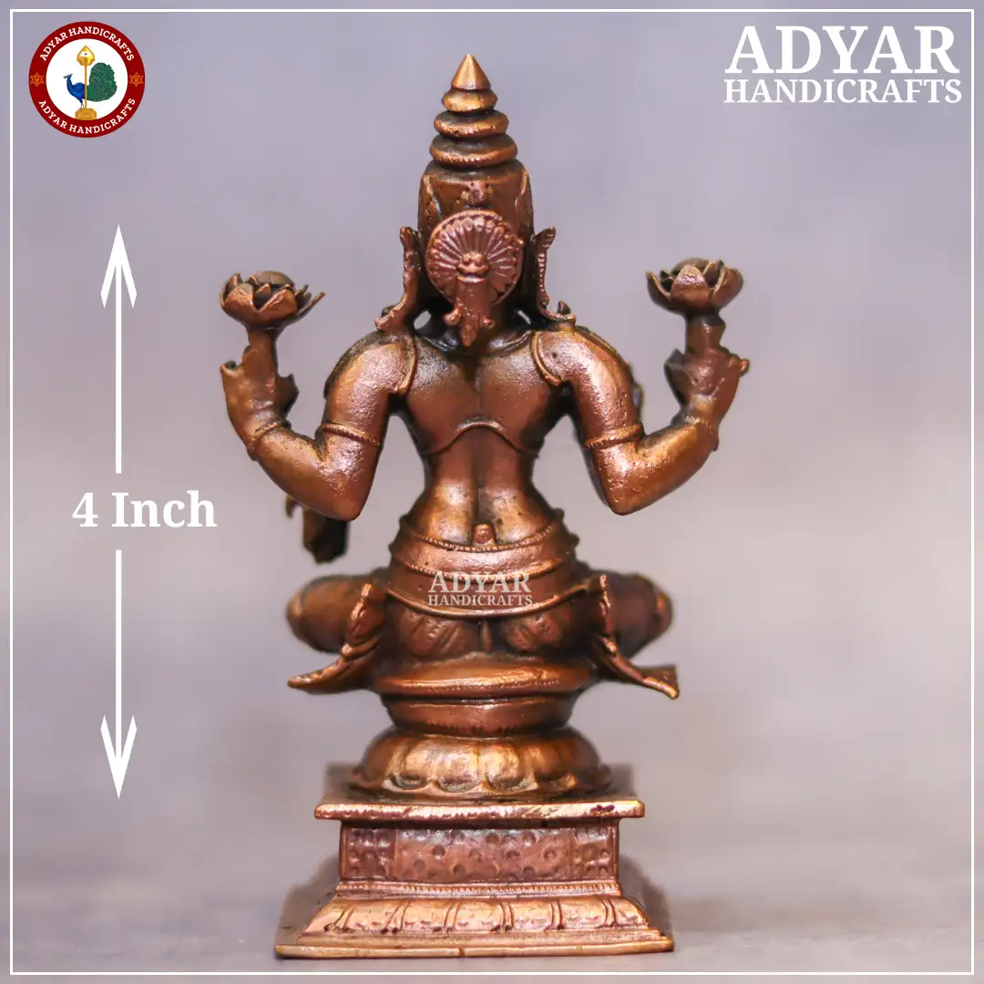 Lakshmi Copper Idol - image 2