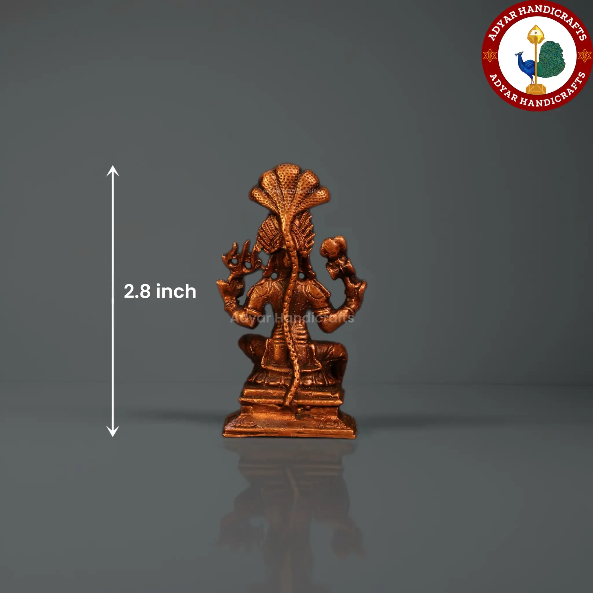 angalamman copper idol - image 2