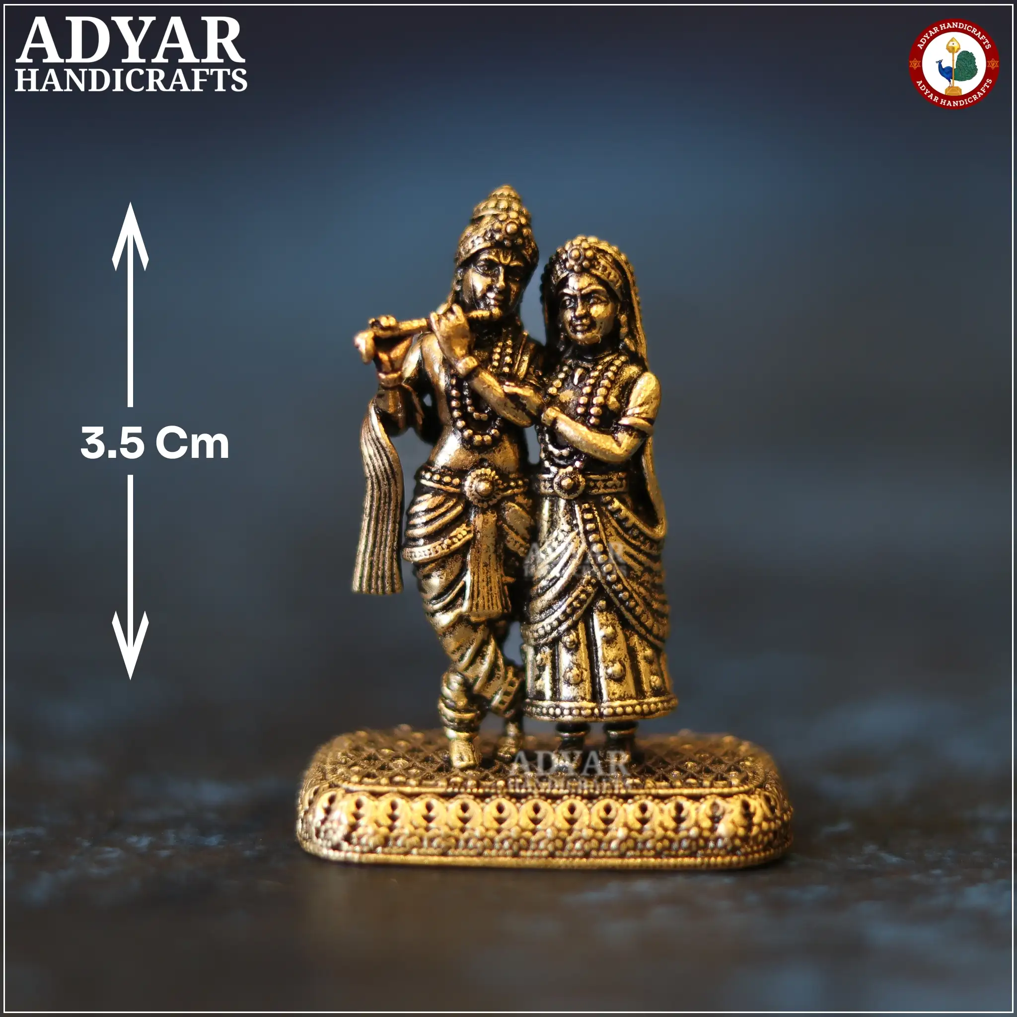 Radhe Krishna Miniature - image 1