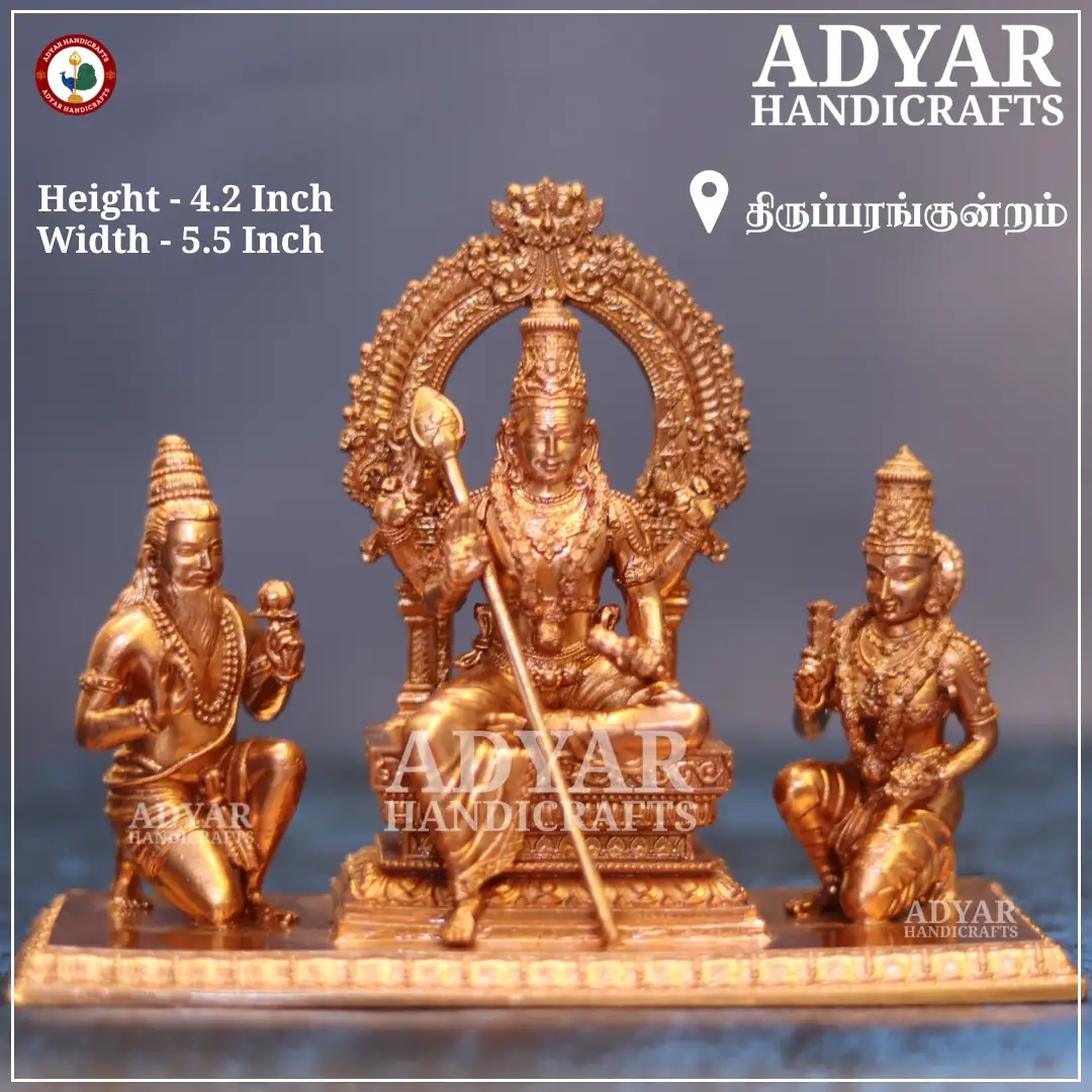 Arupadai Veedu Murugan Panchalogam Idols - image 2