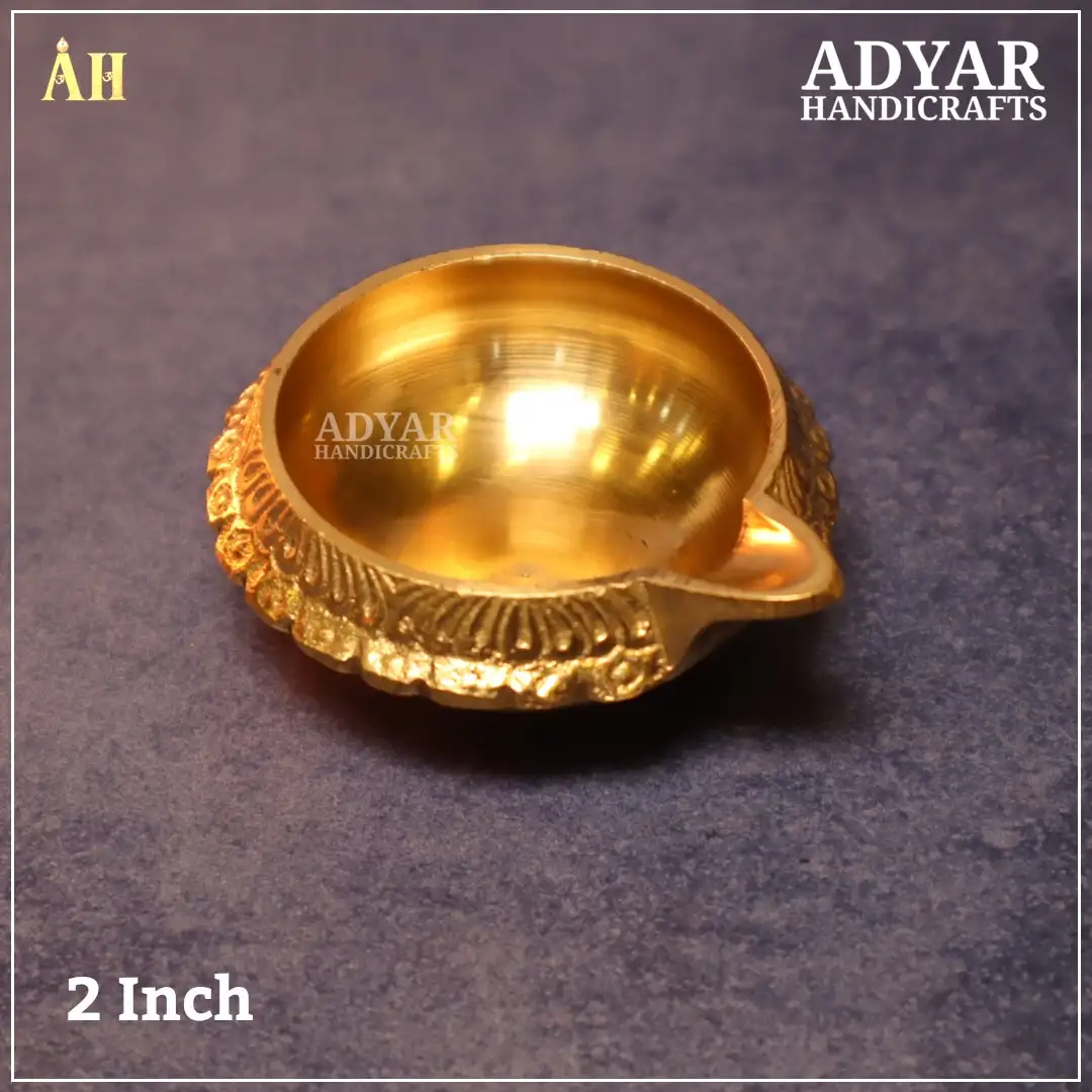 2 Inch Brass Kuberan Deepam - image 1