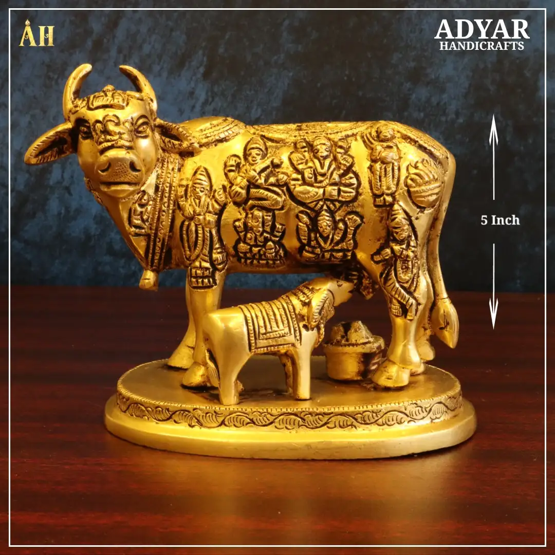 5 inch komadha brass statue - image 1